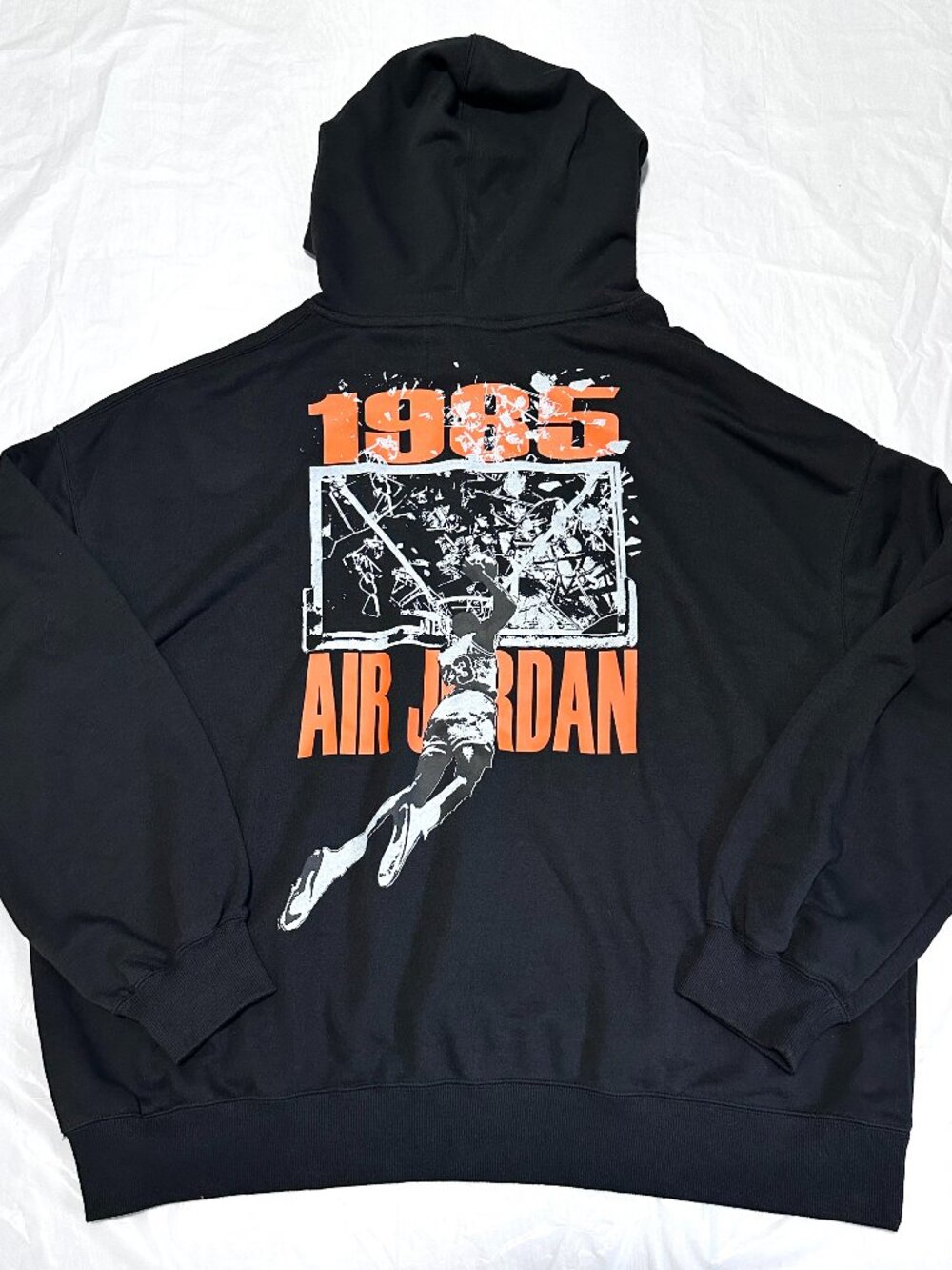 NEW Nike Jordan Brooklyn Oversized Pullover Black Hoodie Men’s Size 2XL